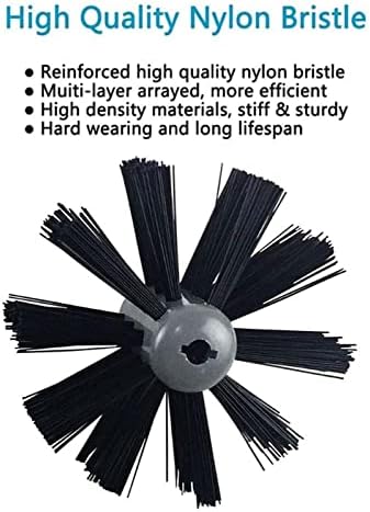 Liyun Chimney Sweep Kit Chimney Cleaning Brush Hastes Sweeping Drening Set Cleaning Tool Kit Kit de varredura de chaminé