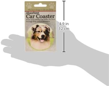 EM & S Pets Australian Shepherd Coaster, 3 x 3