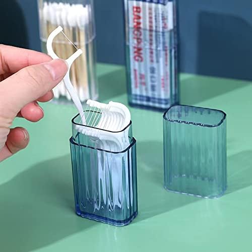 Caixa de armazenamento de projeto portátil de plástico Caixa de armazenamento criativo Caixa de dente portátil transparente Caixa de