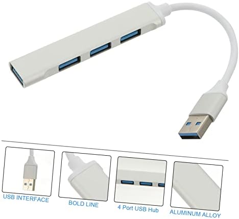 Mobestech USB Hub 1pc Alta liga de alta liga por porta de transferência de laptop multifuncional