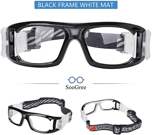 Óculos esportivos de Soogree - óculos de raqueteball óculos protetores para homens e mulheres amortecendo e anti nevoeiro com