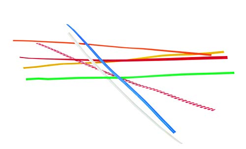 Navio agora forneça SNPBT5Cs Twist Twist lances, 5 x 5/32, vermelho/branco