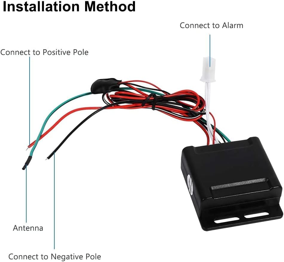 Bicicleta de alarme anti-roubo Gototop, kit de segurança de motocicletas, sistema de alarme anti-roubo, motor de controle remoto