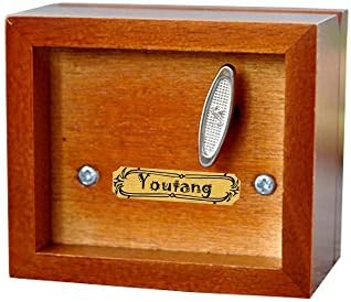 YouTang Music Box, Rhinestone Wooden Musical Box, Musical Toys, Tune: Love Story
