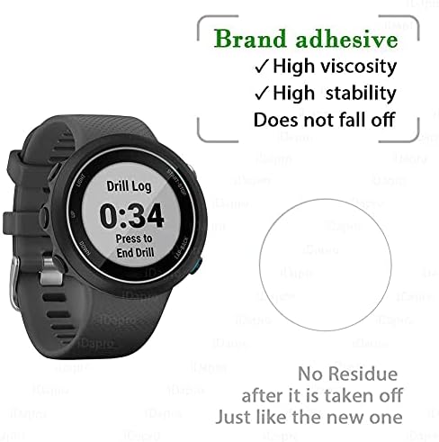 Protetor de tela IDAPRO para Huawei Watch GT 3 GT3 Relógio de 46mm [4 pacote] Vidro temperado Anti-arranhão Fácil Instalação