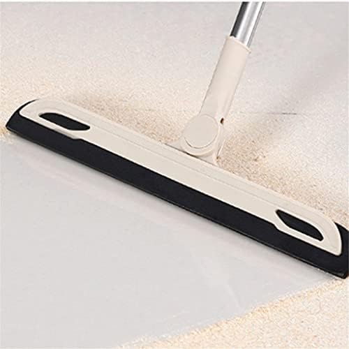 DNATS Broom Dustpan Conjunto prático Handelino longo Dustpan limpador sem deslizamento Sweepes broom scoop piso macio
