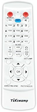 Controle remoto de projetor de vídeo de substituição para Dell TSFM-IR01 Substituição