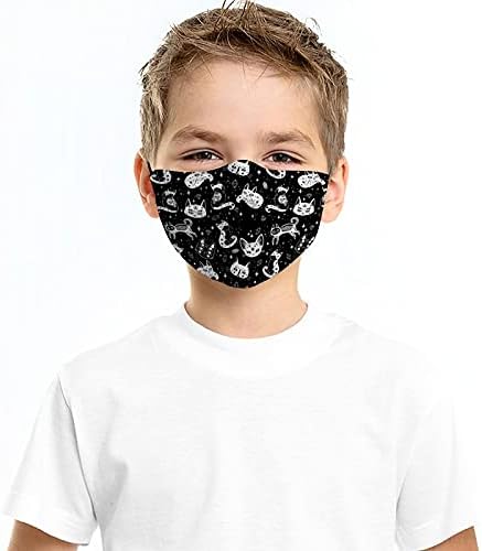 Máscara facial ztpic Filhos lavável máscara facial máscaras faciais para crianças máscara de máscara facial de queda de queda kawaii