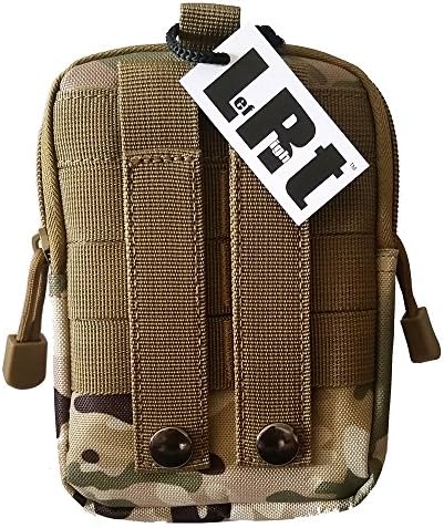 Lefright Tactical molle bolsa edc utilidade gadget masculino externo saco de cintura com coldre de clipe de correia