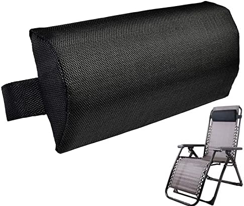 Travesseiro de cabeça reclinável lippsy, acessório para apoio da cadeira, travesseiro de cabeça de almofada acolchoada removível