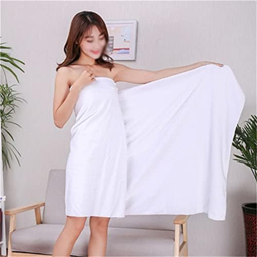 MJWDP Toalha de banho de microfibra branca Super grande absorção macia alta e toalha de banho de hotel de secagem rápida