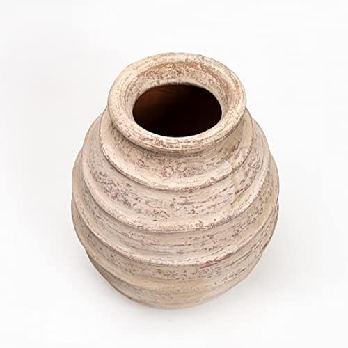 Artissância 19 H Off White Pottery Tribe Water Jar grande