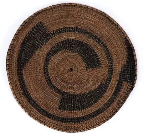 Teste Tright Flat Tight Weave Ruanda Arte Africana de 5,5 polegadas