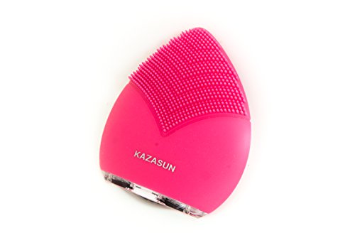 Escova de limpeza facial portátil Kazasun para todos os tipos de pele