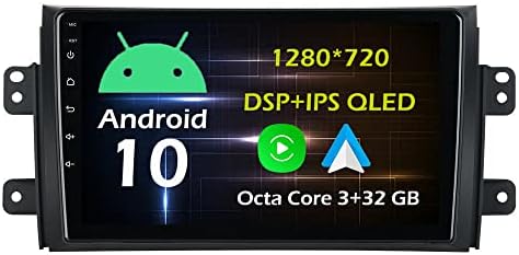 9 '' '3+32 GB Android 10 no Dash Car Stéreo Radio Fit para Suzuki SX4 2006 07 08 09 10 11 12 13 UNIDADE DE NAVEGAÇÃO DE NAVEIRA