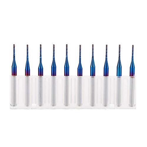 FTVogue Ftvogue 10pcs Carboneto de carboneto Cortando um pouco de moinho de moinho de milho azul ranhura de moagem de bits