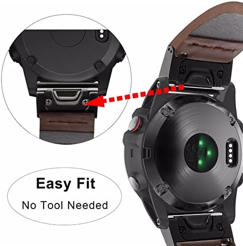 Gafned Watchband para Garmin Fenix ​​6 6x Pro 5 5x mais banda 3HR para abordagem S62 S60 3 hr relógio rápido liberação EasyFit Wrist Strap