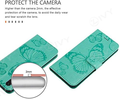 Ivy S20 Fe Butterfly Caixa de carteira para Samsung Galaxy S20 Fe 5G - Rose Gold