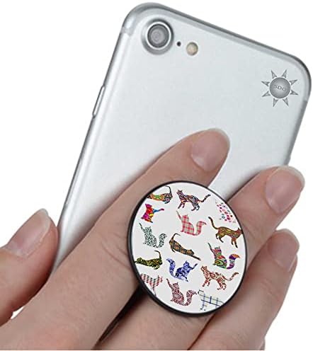 Grip de telefone de gato gatinho suporte de celular se encaixa no iPhone Samsung Galaxy e mais