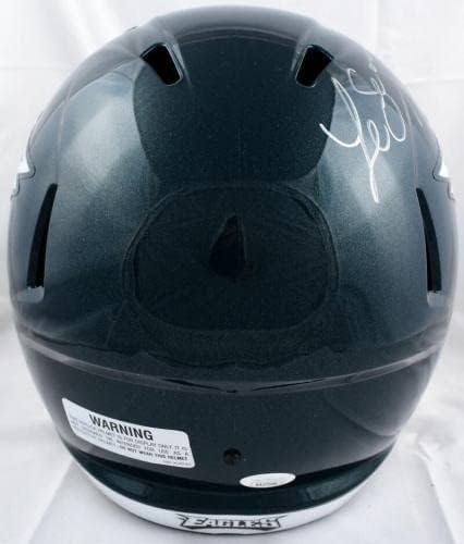 Lesean McCoy autografou a F/S Philadelphia Eagles Speed ​​Helmet- JSA W *Silver - Capacetes NFL autografados