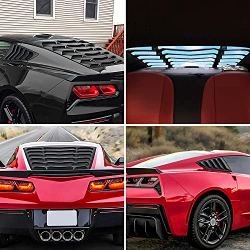 V-sek traseiro + tamanho de janela para o pára-brisa da capa do solo de pára-brisa compatível com o Corvette C7 Stingray Grand Sport
