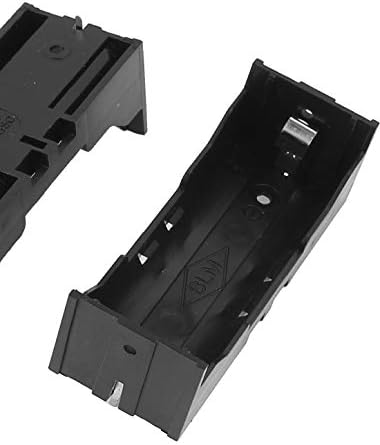 Novo single de plástico LON0167 em destaque 26650 portador de bateria Caixa de armazenamento de caixa de eficácia confiável 7pcs preto