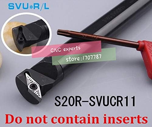 Fincos S20R-SVUCR11, Ferramenta de torneamento interno de 95 graus, barra de perfuração da ferramenta de torno, ferramenta