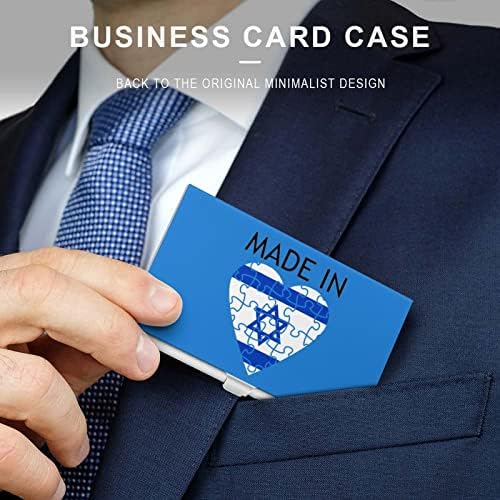 Feito em Israel Nome de Business Case Funny Id Id Card Pockert para homens Mulheres