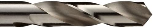 Chicago Latrobe 69901 157 Série Série Aço de alta velocidade de broca curta de broca com estojo de metal, acabamento brilhante, ponto convencional de 118 graus, tamanho da letra, 26 peças, a-z z