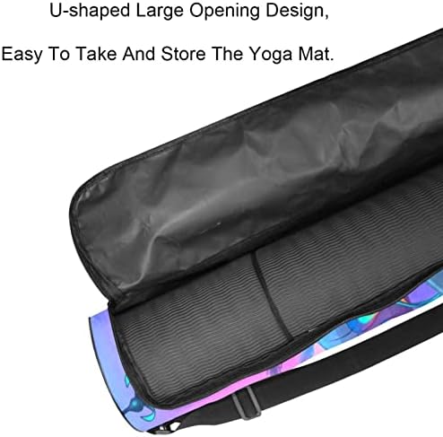 Ratgdn Yoga Mat Bag, Fantasy Landscape Exercício ioga transportadora de tape