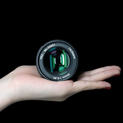 7artisans 35mm f0.95 lente de foco manual aps-c ajuste para câmeras sem espelho compactas compatíveis com fuji x-a1 x-a10 x-a2 x-a3