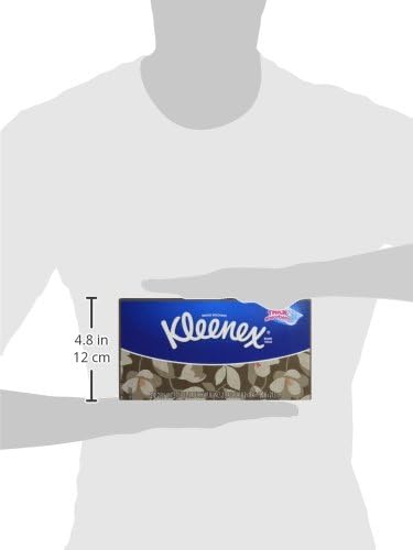 Kleenex confiava em tecidos faciais todos os dias, caixa plana, contagem de 210