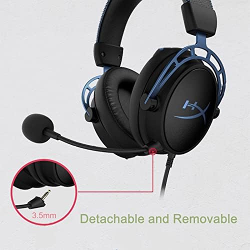 Acessórios para microfones de mix em nuvem compatíveis com Kingston Hyperx Cloud Alpha, Alpha S, Alpha Cloud9, Mix Gaming Headset,