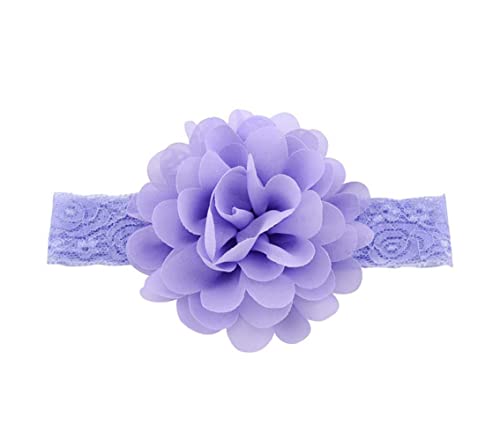 LoveFairy Baby Girl's Cute Chiffon Flower Lace Banding para fotografia Viagem da vida diária