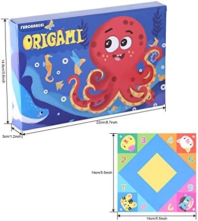Presidente de Berry Kit colorido Kit Kit Vivid Origami Padrões de papéis com criatividade instrucional de livro de origami
