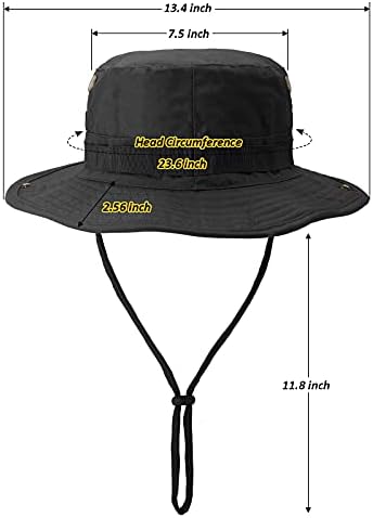 Frtkk Militar Boonie Hat Tactical Ajustável Chapéus de Boonie para homens Mulheres caçando pesca ao ar livre