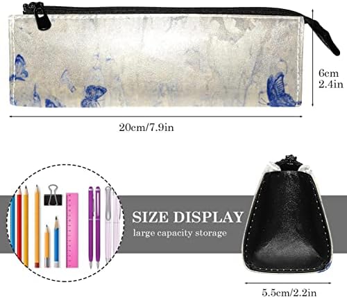 Bolsa de maquiagem de viagem sacos de maquiagem de bolsa de higieness à prova d'água para mulheres e meninas, arte de borboleta