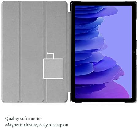Procase para Galaxy Tab A7 Caso 10,4 polegadas 2022 2020, Tampa leve Slim Trifold Stand Hard Shell Folio Smart Case para