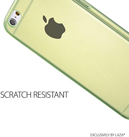 LAZA iPhone 6/6s Plus Caso, [série de geléias slim] [amarelo] Premium premium flexível flexível [Slim -Fit] TPU Case Translúcida