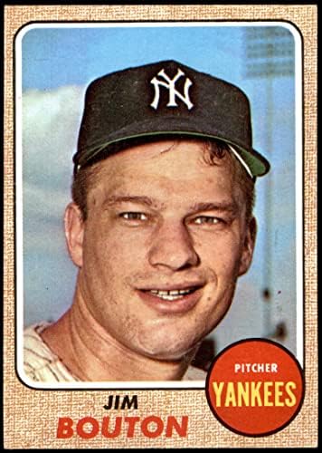 1968 Topps 562 Jim Bouton New York Yankees NM Yankees