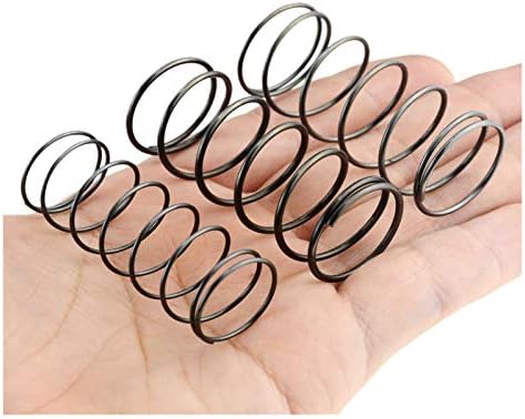 AHEGAS SPRINGS 10PCS 0,8 * 5 6 7 8 9 10 11 12 13 * 10-50mm aço de mola de aço pequeno Liberação de compressão de retorno mecânico