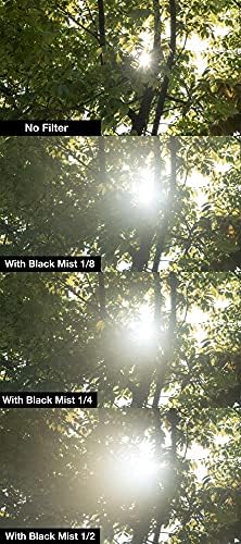 NISI 67mm Circular Black Mist 1/4 Força | Sujete imagens, reduza o contraste, aprimore o humor e a atmosfera | Filtro