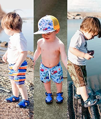 Sapatos de água para meninos do stq meninos deslizamentos rápidos em sandálias de piscina de praia