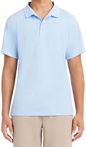 Izod Uniform Young Men's Short Sleeve Performance Polo Shirt