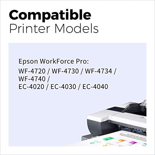 Substituição de cartuchos de tinta remanufaturada de MyCartridge para EPSON 802 802XL Uso com Workforce Pro EC-4040 EC-4020 WF-4740