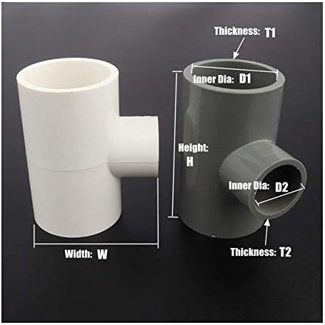 Acessórios e acessórios de tubo Zhjbd 3pcs 25 32mm a 25 mm 20mm PVC Reduzindo articulações Micro irrigação Conectores de água Aquário Tanque de banheiro Tubo de banheiro Junta // 569