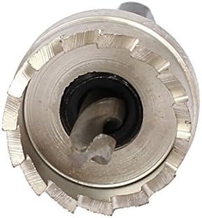 Aexit 25mm de serras de orifício de corte e acessórios DIA HSS Triângulo reto Twist Twist Drill Bit Hole serra Cutter