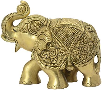 Bharat Haat estátua decorativa de artesanato de elefante Produto BH06278