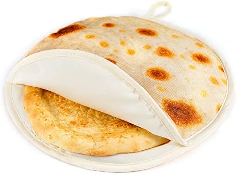 Bolsa que quente de tortilha de Cinpiuk 12 polegadas Burritos Tortilhas Tortilhas Tortilhas Pouca de tecido isolada e microondas, mantenha
