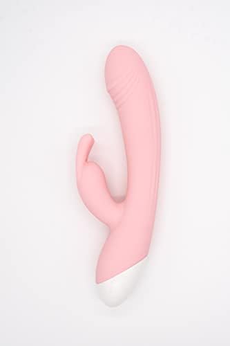 Rabbit Luxe G Spot Rabbit Vibrator mais estimulação do clitóris com 10 modos de vibração poderosos, 3 velocidades ajustáveis